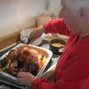 Grandma Carving the Bird