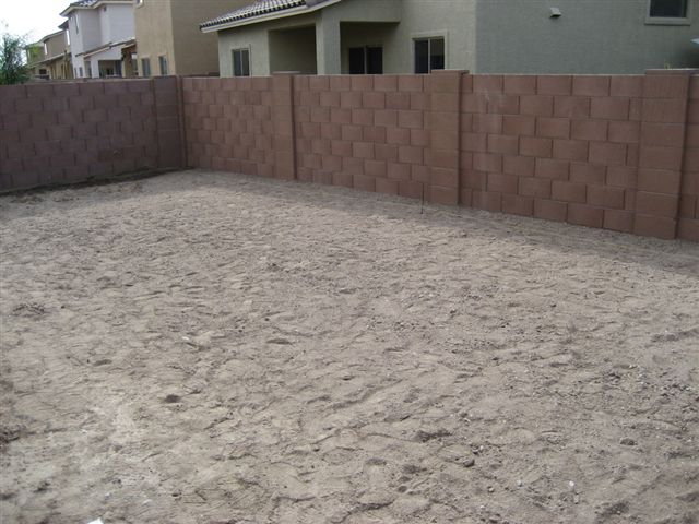 digging irrigation trench