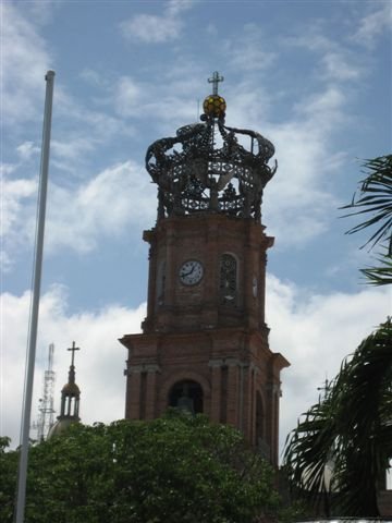 cathedral in downtown puerto vallarta